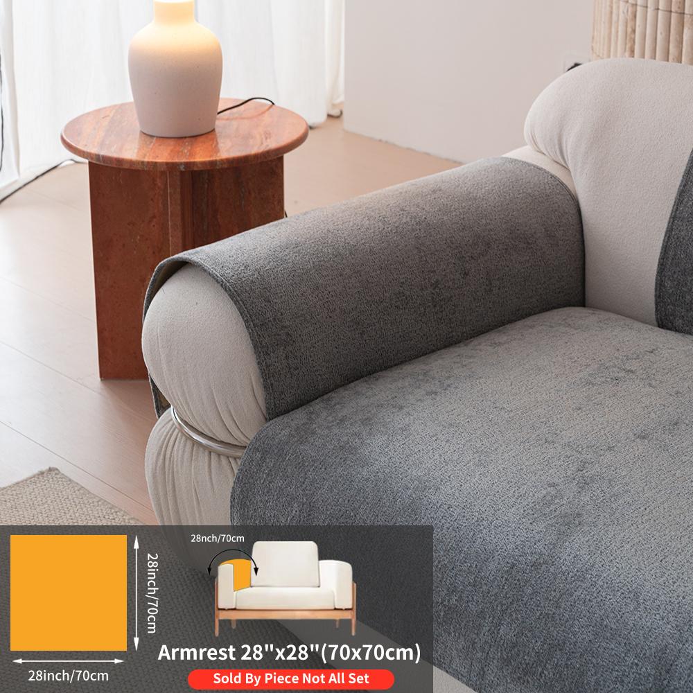 Anti-Slip Durable Sofa Cushion, Washable Pet Protection Cover, Soft Sofa Protector, Dustproof for Living Room and Office, Easy to Clean Cat Scratch Resistant