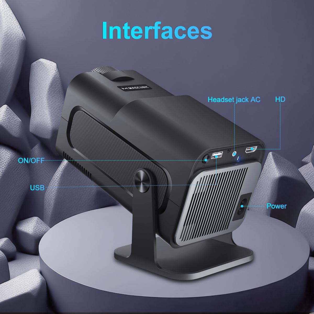 [US warehouse] Magcubic HY320 Projector Android 11 Native 1080P Wifi6 BT5.0 4K Videosource Supported Cinema portable Allwinner H713 Projetor Upgrated