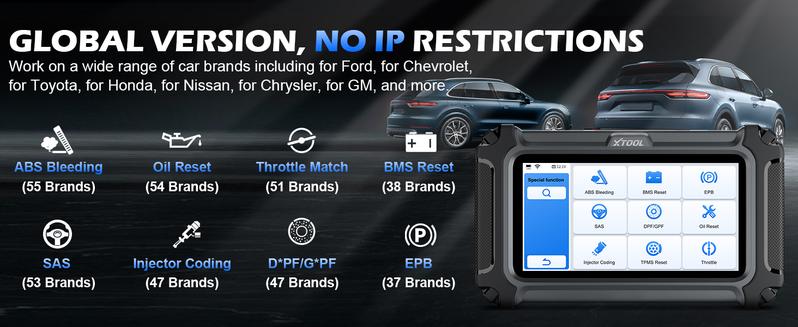 XTOOL D5 OBD2 Scanner ECM/TCM/ABS/SRS Car Diagnostic Tool with Oil Reset, Electronic Parking Brake Reset, ABS Bleed, Throttle Relearn, Clear Check Engine Light, Lifetime Free Updates car diagnosis scanner Automotive Vehicle Special Functions Obd2 XTOOL D5 OBD2 Scanner ECM/TCM/ABS/SRS Car Diagnostic Tool with Oil Reset, Electronic Parking Brake Reset, ABS Bleed, Throttle Relearn, Clear Check Engine Light, Lifetime Free Updates car diagnosis scanner Automotive Vehicle Special Functions Obd2