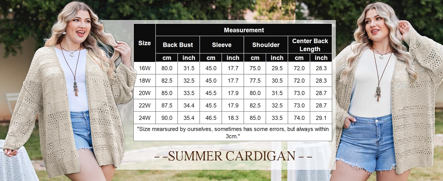 Womens Plus Size Crochet Cardigan Kimonos Boho Long Sleeve Oversized Summer Open Front Knitted Sweater Casual Knitwear Womenswear Batwing