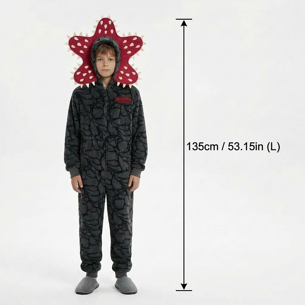 Funny Monster Onesie Pajamas Unisex Hooded Sleepwear, Adult Long Sleeve Homeewear, Casual Loungewear for Men and Women