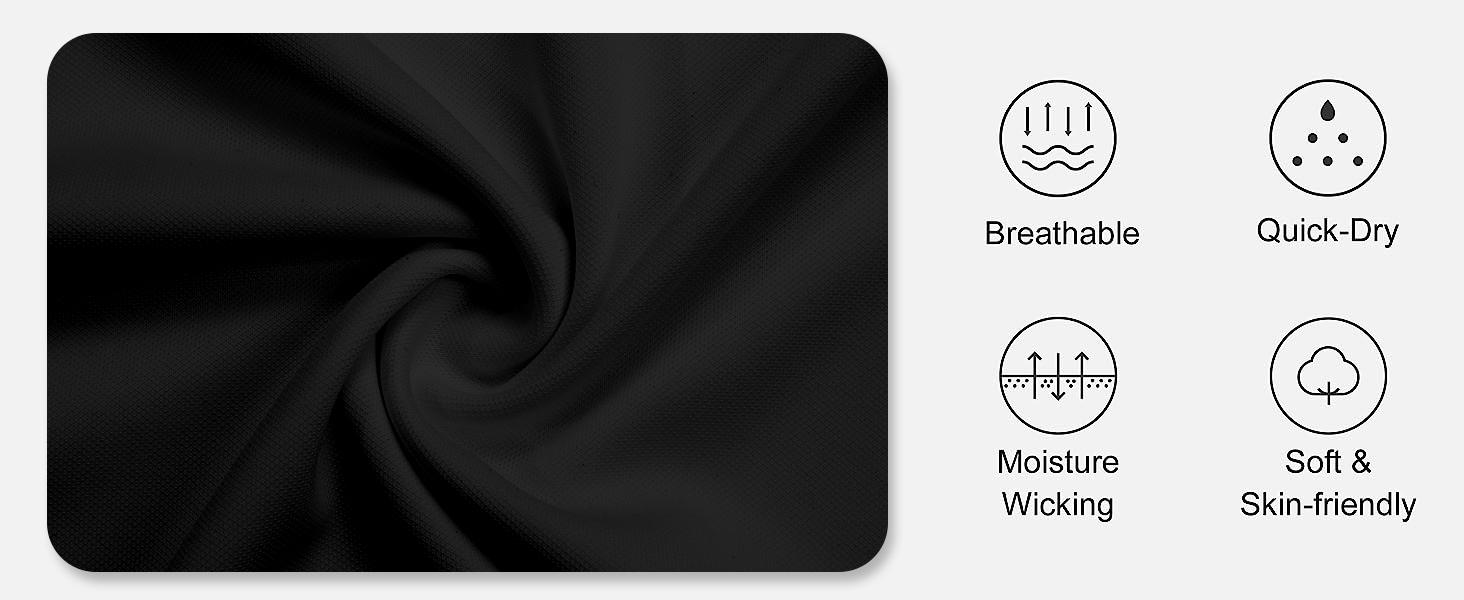 6 Pack Workout Shirts for Men Athletic Running Gym Quick Dry Short Sleeve Performance Moisture Wicking T Shirt