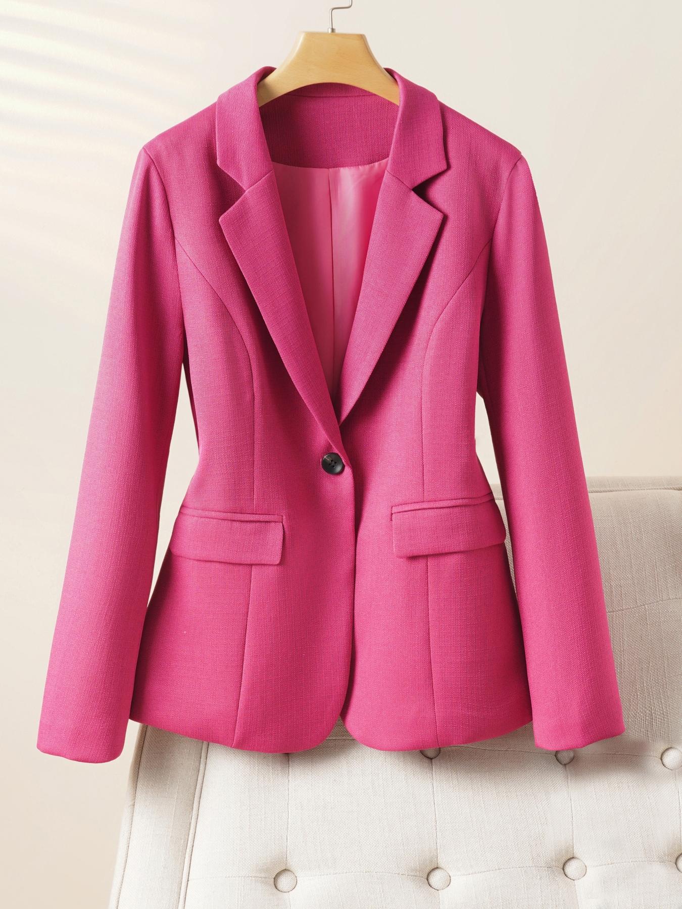 Women's Fashion Blazer Jacket, Professional Office Wear, Stylish Ladies Suit Coat, Elegant Workwear Outerwear for Women
