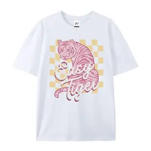 Easy Tiger Graphic Tee:Vintage Checkerboard Shirt