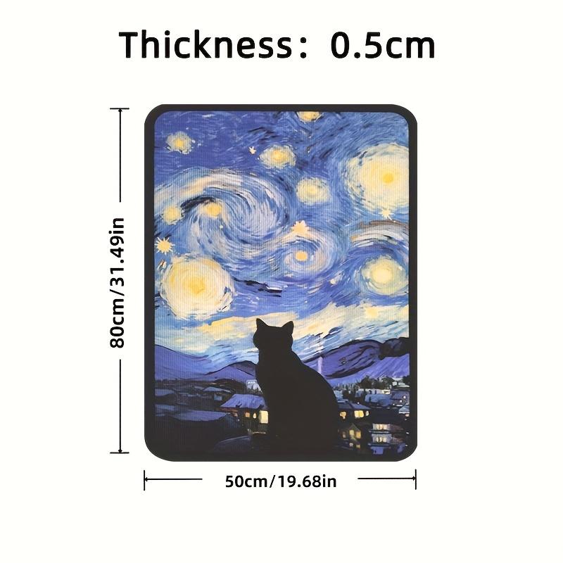 Durable Cat Scratching Pad, Self-Adhesive Multi-Functional Cat Scratch Board, Interactive Pet Climbing Mat, Wall Replacement, Wear-Resistant, Vertical Scratcher