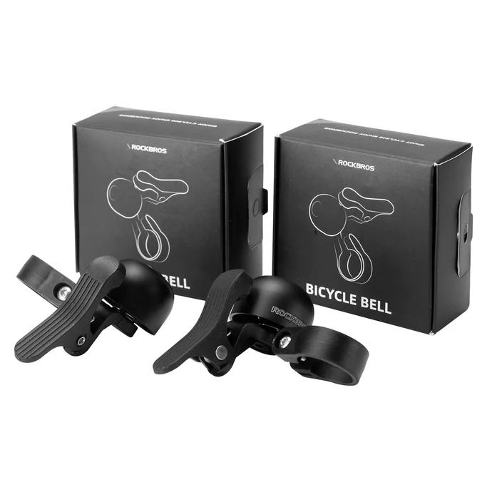 ROCKBROS Bike Bell for Road Bike Ring Bell with Loud Sound Bells fit for Road Bike Handlebars