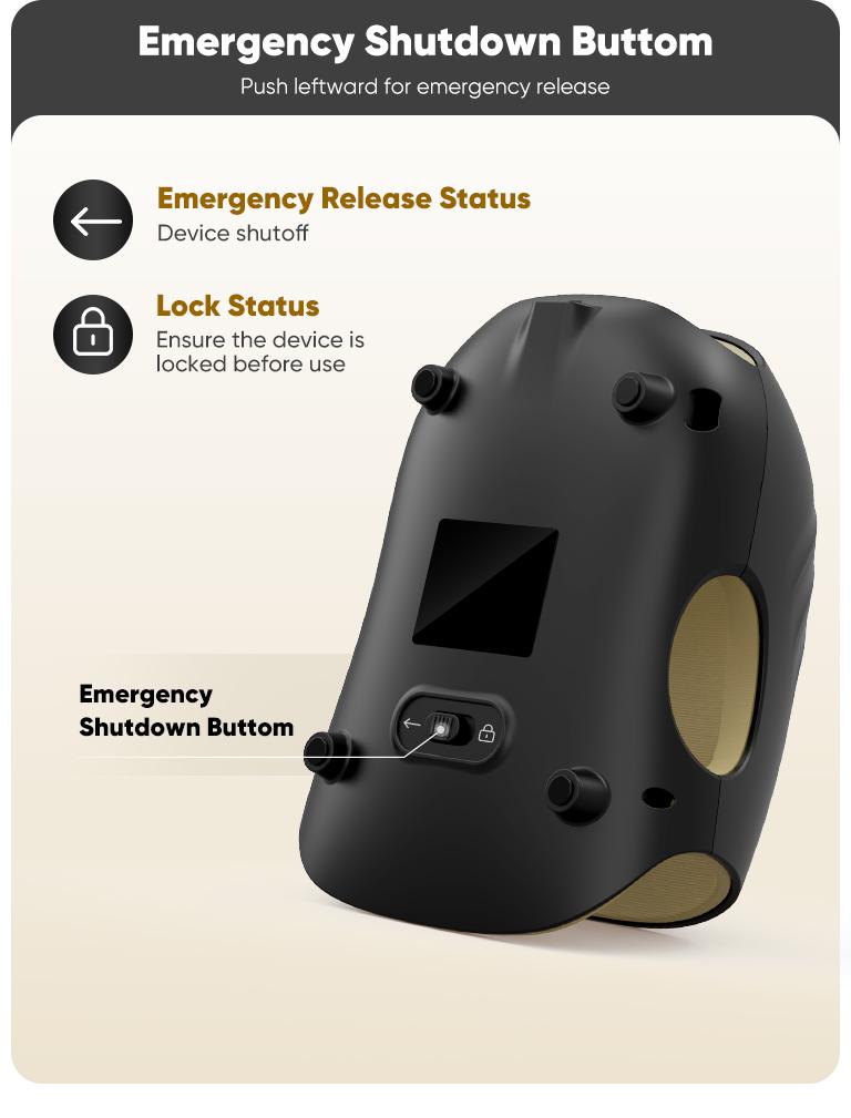 [Pro Model] CINCOM Hand Massager Pro for Enhanced Comfort and Relief, 4 Modes 4 Intensity 6 Heat Levels, Portable and Cordless, Advanced Airwave Technology and Sleek Design, Touchscreen Display, Perfect Gifts for Family, Friends, Enjoy it Anytime Anywhere