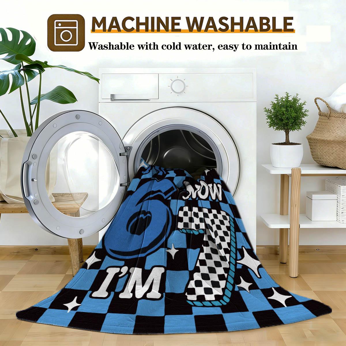 Track Style Digital 67 Print Blanket, Flannel, Soft Breathable Warm, Living Room Bedroom Decor, Holiday Gift, Multi-Use Cover