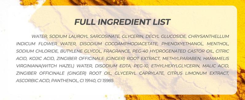 LA.PERSONAL Turmeric & Kojic Acid Cleansing Pads for Deep Cleaning & Blackhead Removal - Gentle Exfoliating Face and Body Scrub Pads