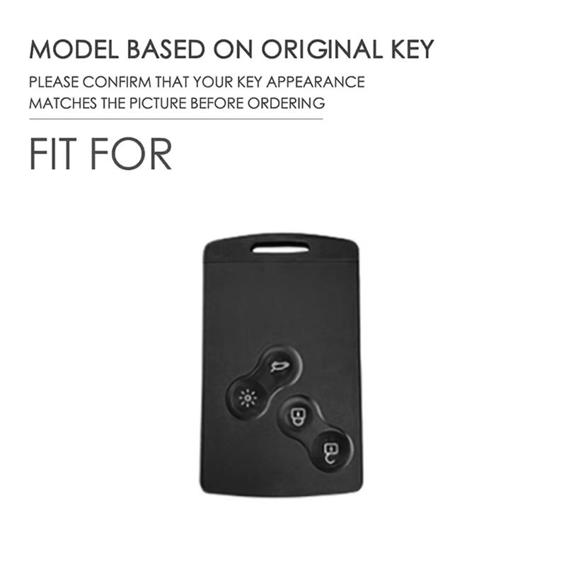 Tpu Car Key Case Cover for Renault Duster, Captur, Clic, Logan, Megane 1-3, Koleos, Scenic, Gt Line, Protective Holder Accessory