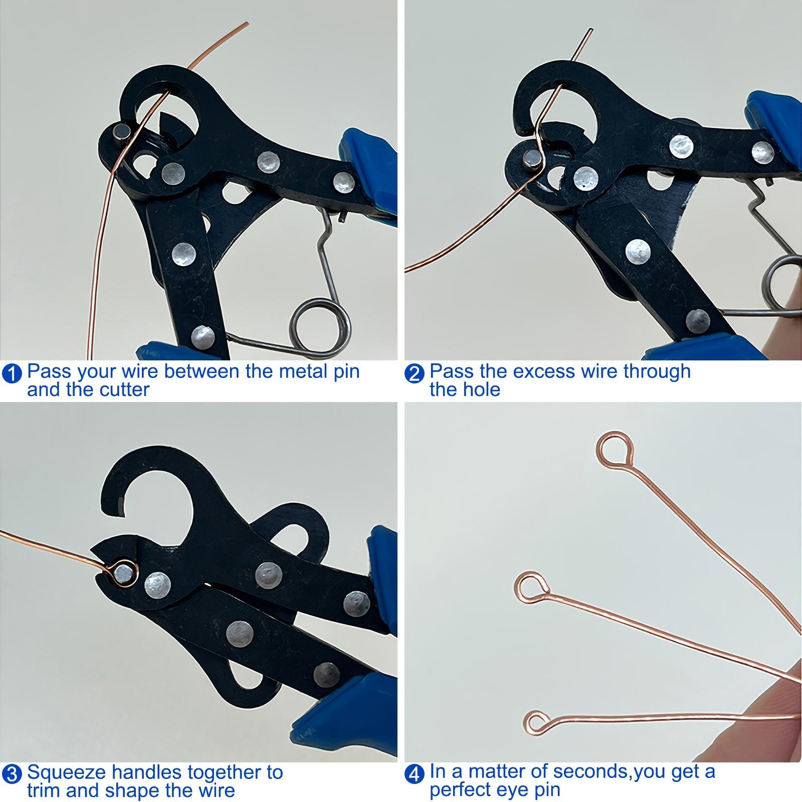 1 Pack 1.5mm Coil Needle Pliers, Roll Copper Wire 0.6mm-1.0mm, Metal Loop Tool, Efficient Design, Durable and Long-Lasting, Hand Tools