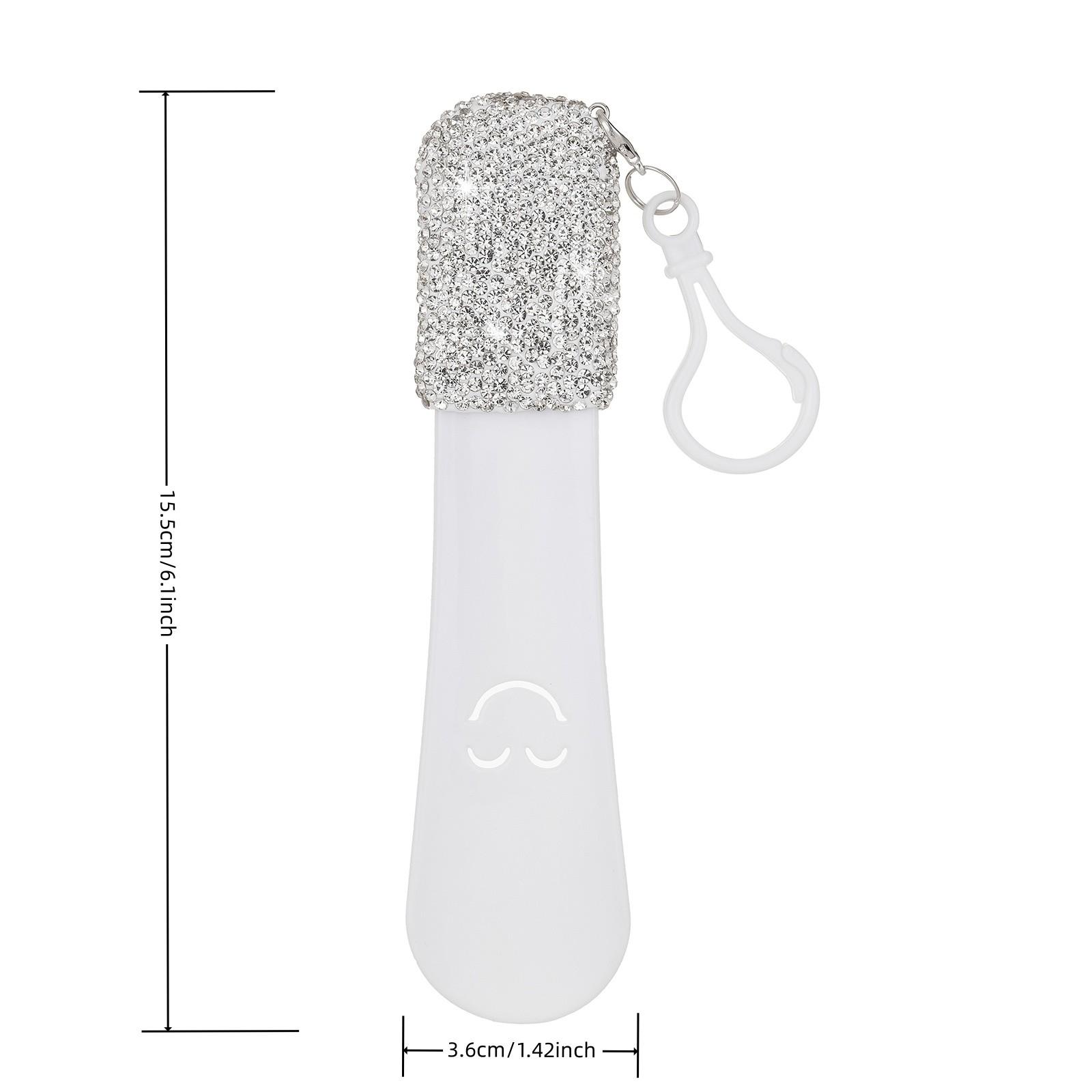 1pcs Diamond Shoehorn, Portable Plastic Shoe Lifter for Women, Convenient and Easy-To-Carry Footwear Aid, Perfect for Daily Use