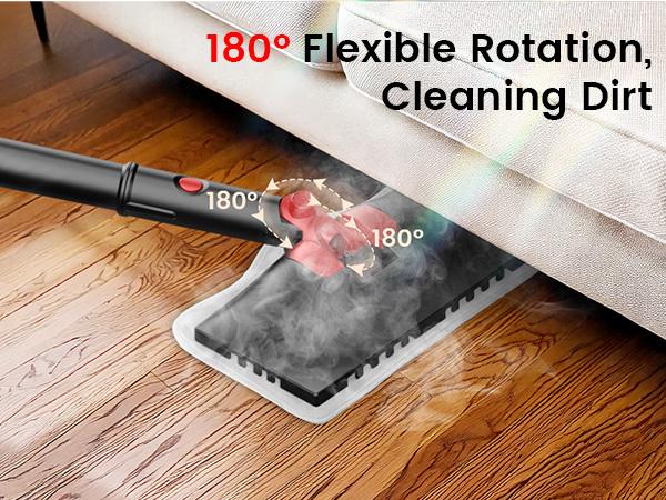 Phueut Lightweight Detachable Steam Mop Cleaner - 2 Modes 3 Temp Levels, Heavy Duty Powerful Handheld Steam Cleaner for Cleaning/Hardwood/Tile Grout Phueut Lightweight Detachable Steam Mop Cleaner - 2 Modes 3 Temp Levels, Heavy Duty Powerful Handheld Steam Cleaner for Cleaning/Hardwood/Tile Grout