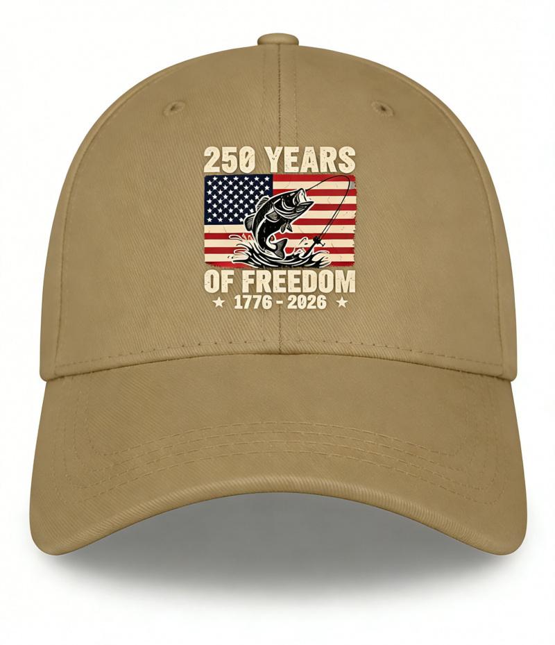 2026 New Hot-Selling American 250th Anniversary Fashion Denim Baseball Cap with Vintage Print, Soft Top Duckbill Hat, Unisex