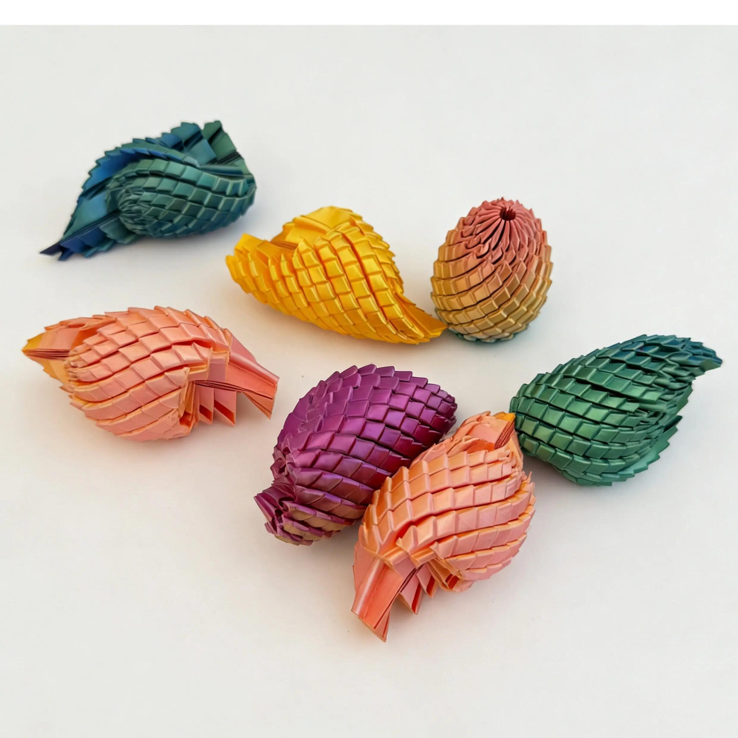 New 3D Print Decompression Dragon Egg Toy - Smooth Rotating stress relief toy ADHD Anxiety Relief Eco-Safe Finger Toy for Adults toy