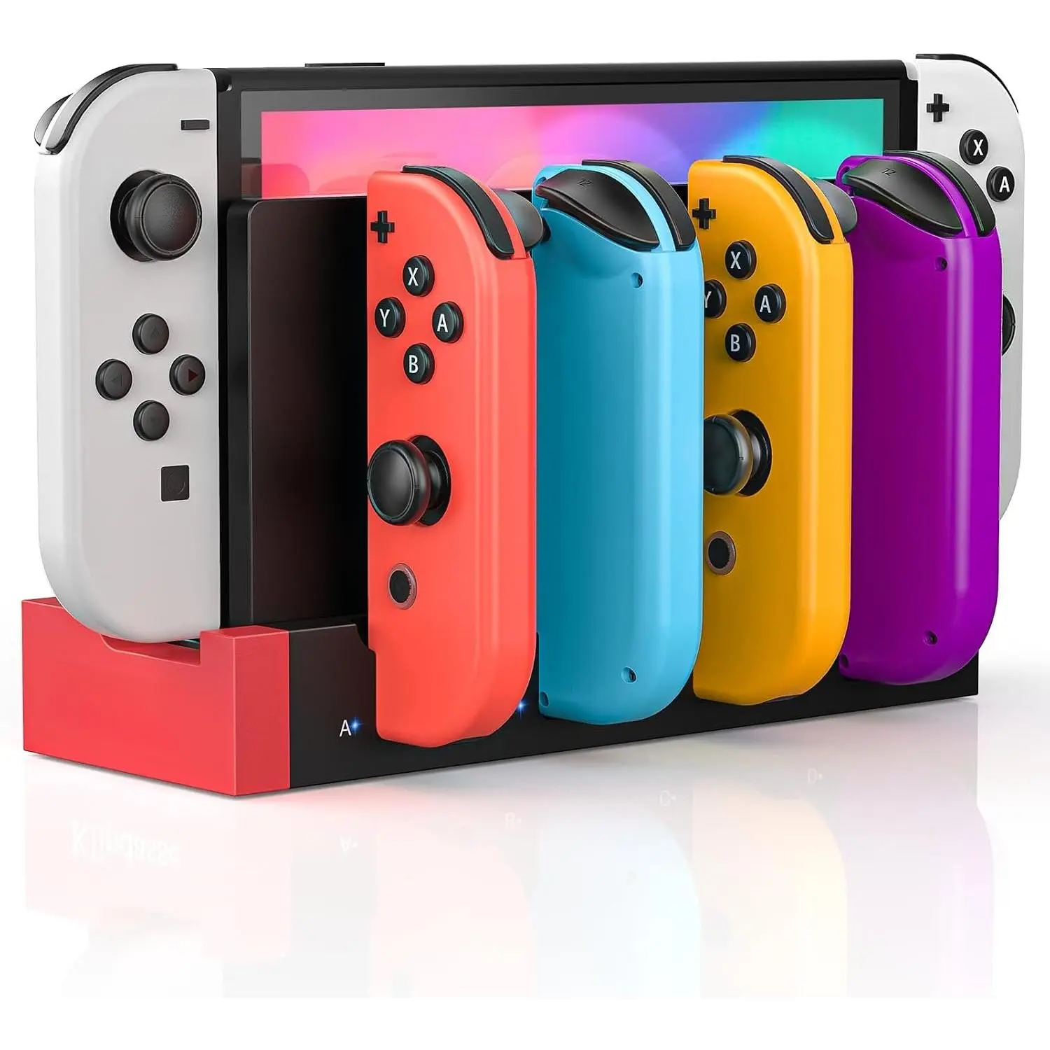 Controller Charger Dock for   1/OLED for 4 Joy-Cons