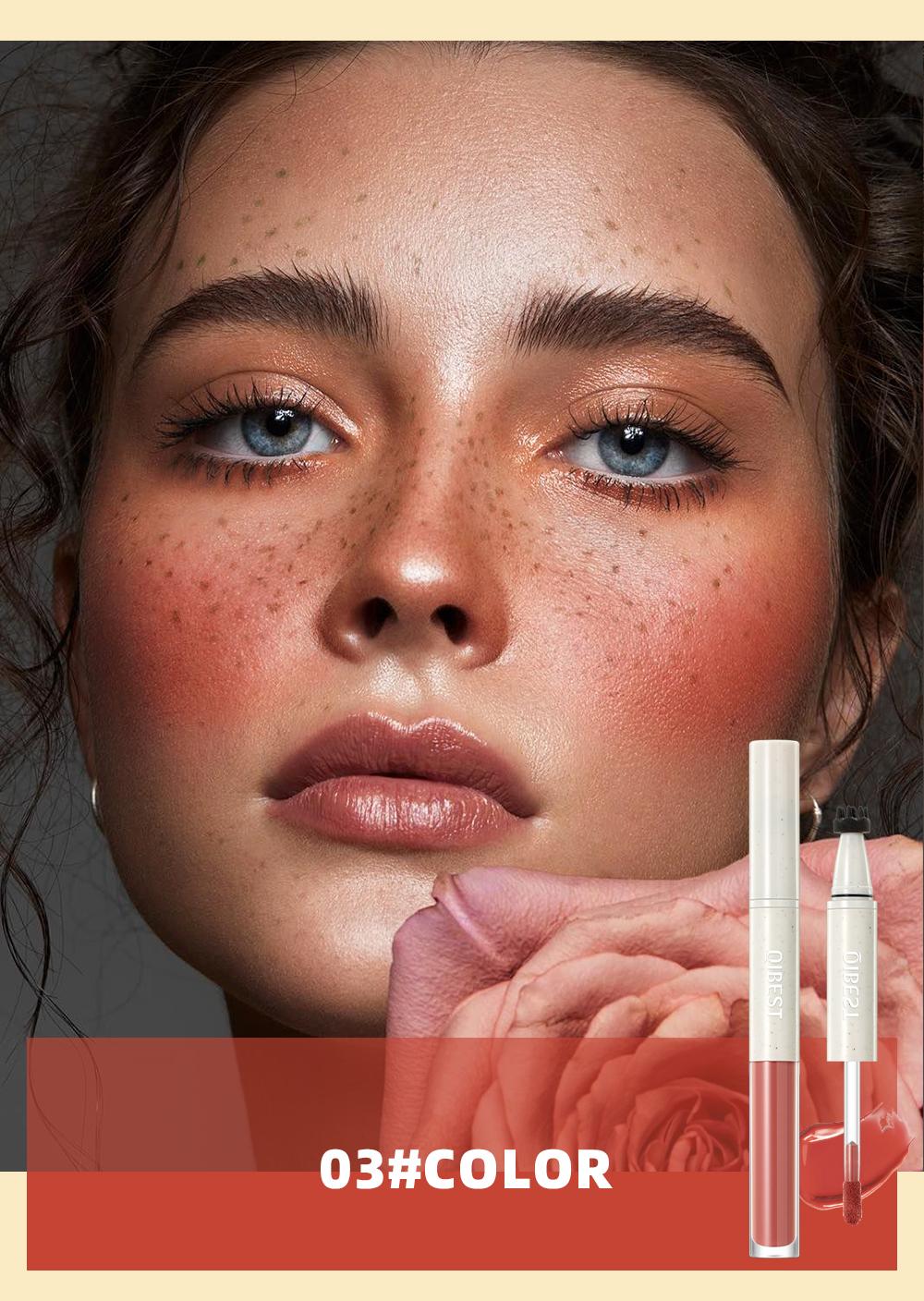 4 Shades Double Sided Freckle And Blush Makeup Pen With Smooth Application Natural Pigment Long Lasting Waterproof Sweatproof