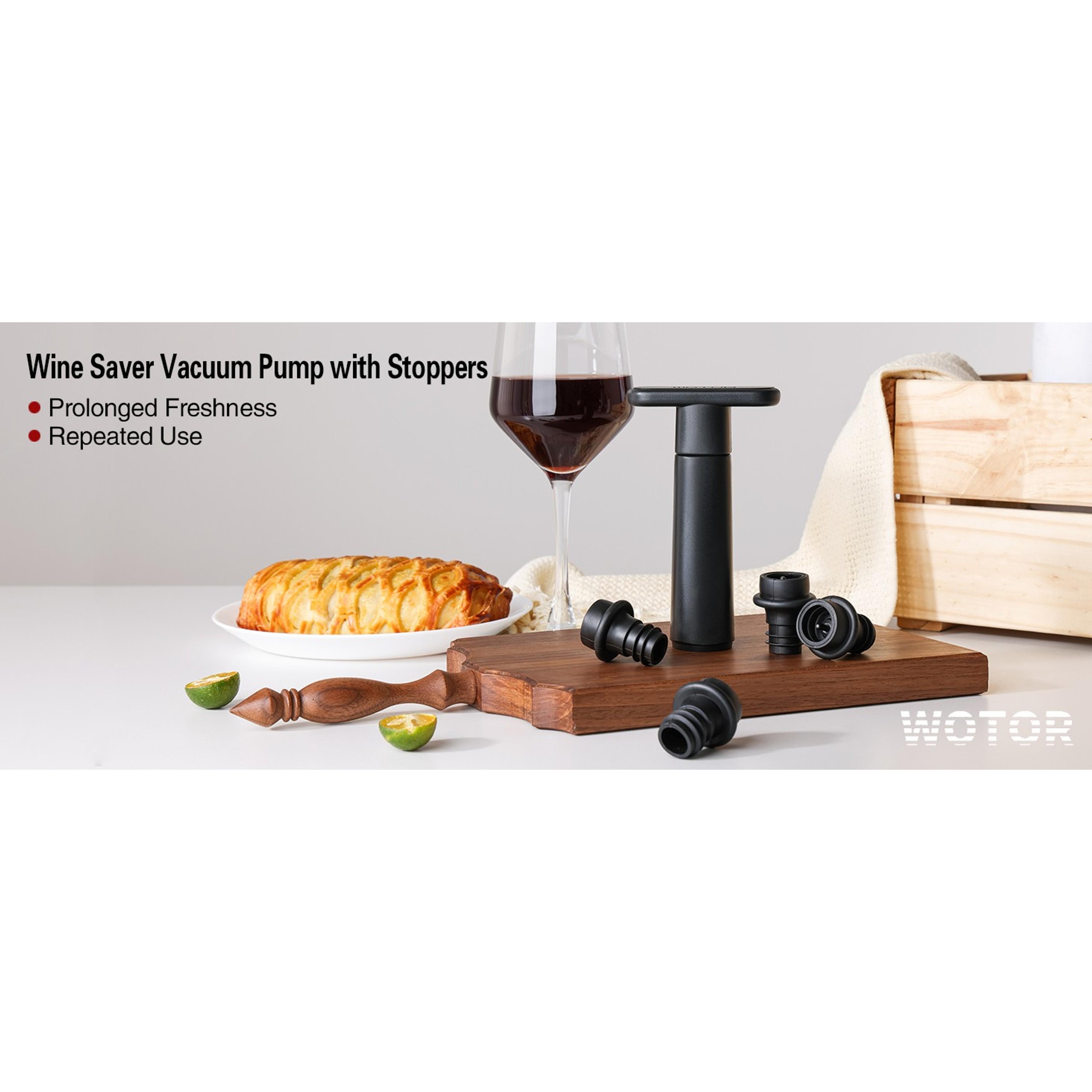 Wine Stoppers Vacuum, Silicone Wine Saver & Preserver, Reusable Bottle Sealer, Keep Fresh (Black, 12 Pieces) Wine Stoppers Vacuum, Silicone Wine Saver & Preserver, Reusable Bottle Sealer, Keep Fresh (Black, 12 Pieces)