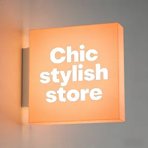 Chic stylish store shop logo