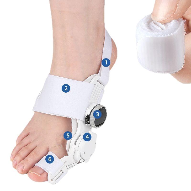 Rotary Knob Bunion Corrector - Adjustable Hallux Valgus Fixer for Pain Relief & Foot Alignment