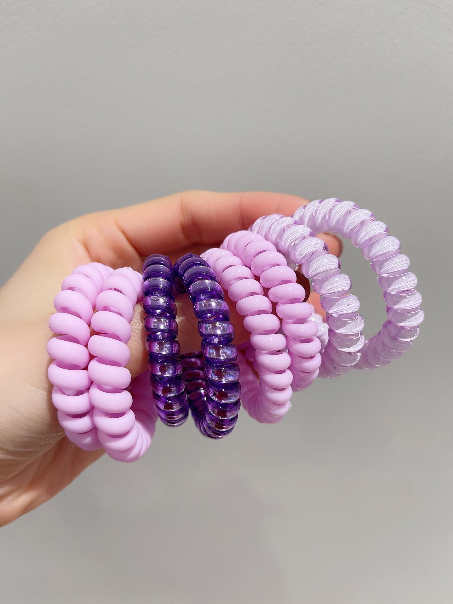 8 Pcs Hair Elastic Bands for Women, High Stretch Durable Hair Ties, Casual All-Season Headwear, Versatile New Design Hair Accessories