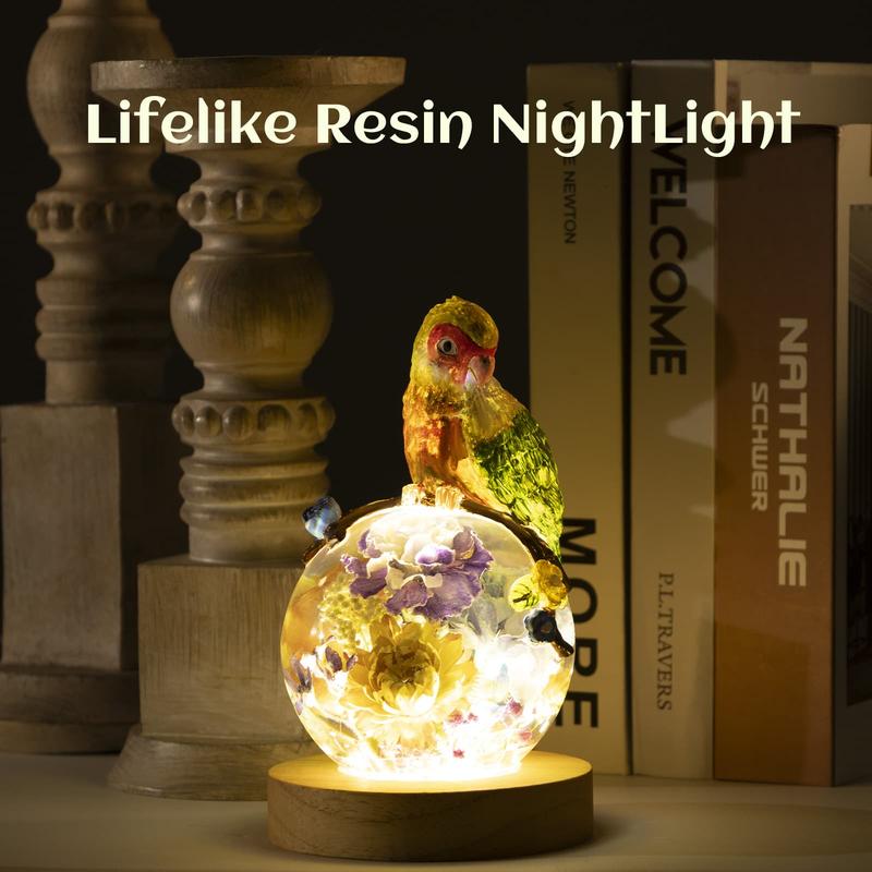 Crystal Ball Resin Molds, Crystal Orb Decorative Statue Silicone Molds with Mushroom Stand and Bird Figurine,3D Sphere Epoxy Resin Molds for DIY Tabletop Decor, Housewarming Gifts - LET’S Resin