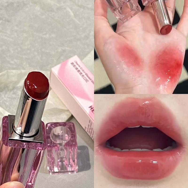 Highly moisturizing lipstick provides long-lasting hydration and repair for dry lips. The smooth, creamy texture applies easily, offers rich color payoff, and is long-lasting and smudge-proof, creating plump, soft lips. A must-have gift for Mother's Day.