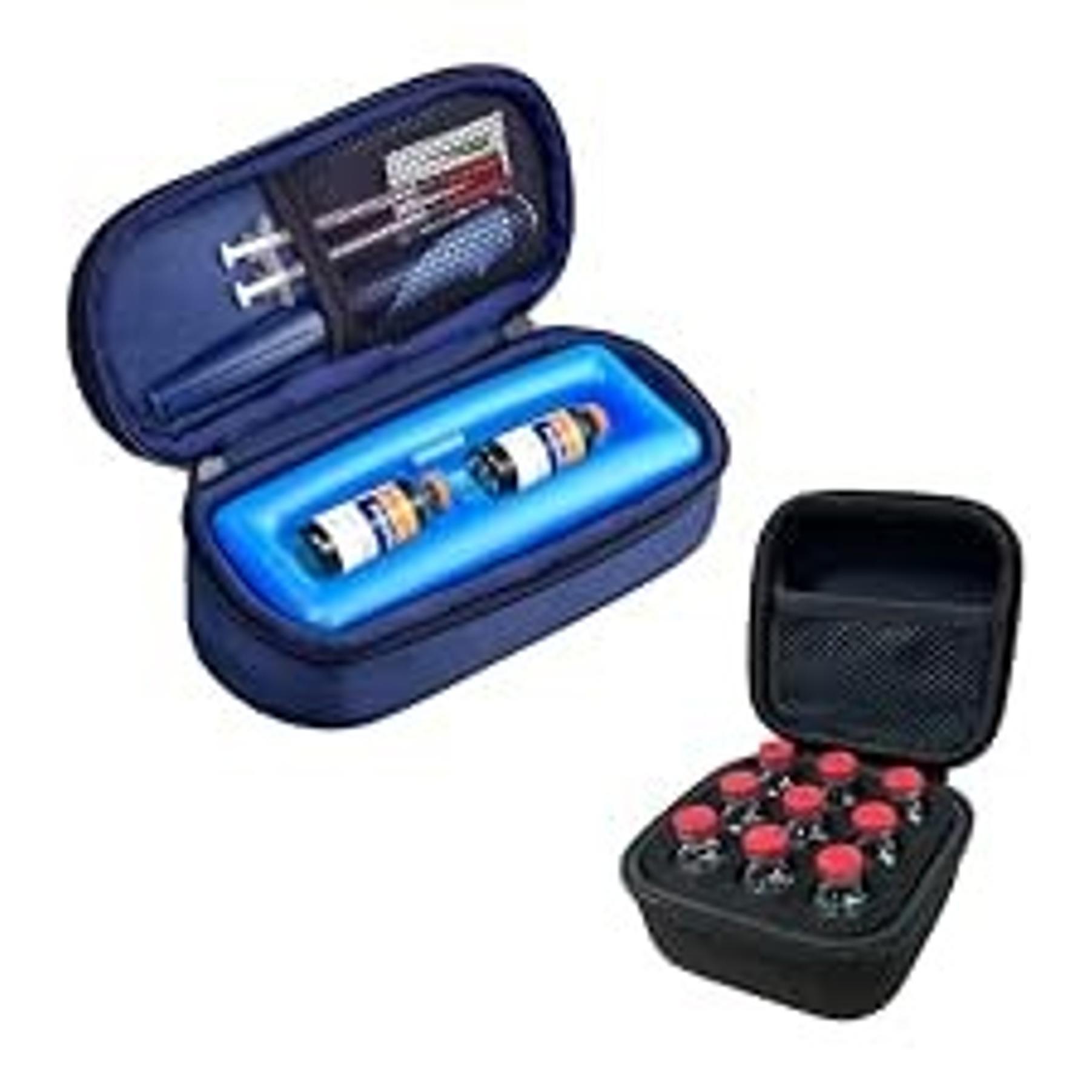 Insulin Vial Cooler Travel Case - TSA-Approved Portable Refrigerated Medicine Bag with Protective Ice Brick, Keeps Diabetes Medication Cool During TravelGift