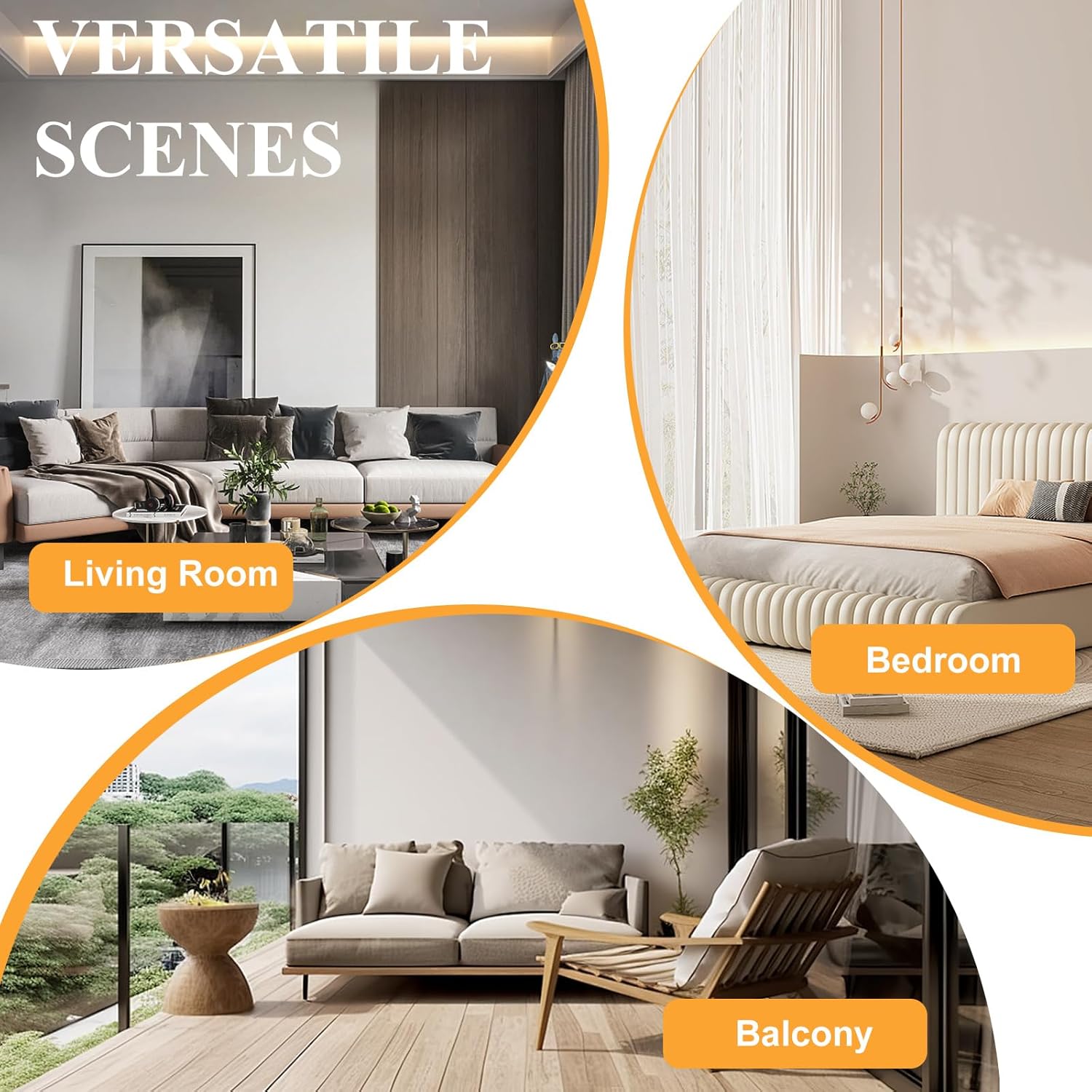 3 in 1 Futon Sofa Bed, Linen Fabric Couch Bed with Side Pocket, Convertible Sleeper Sofa with Dual Cup Holders & 2 Pillows, Adjustable Recliner Sofa for Living Room (Yellow)