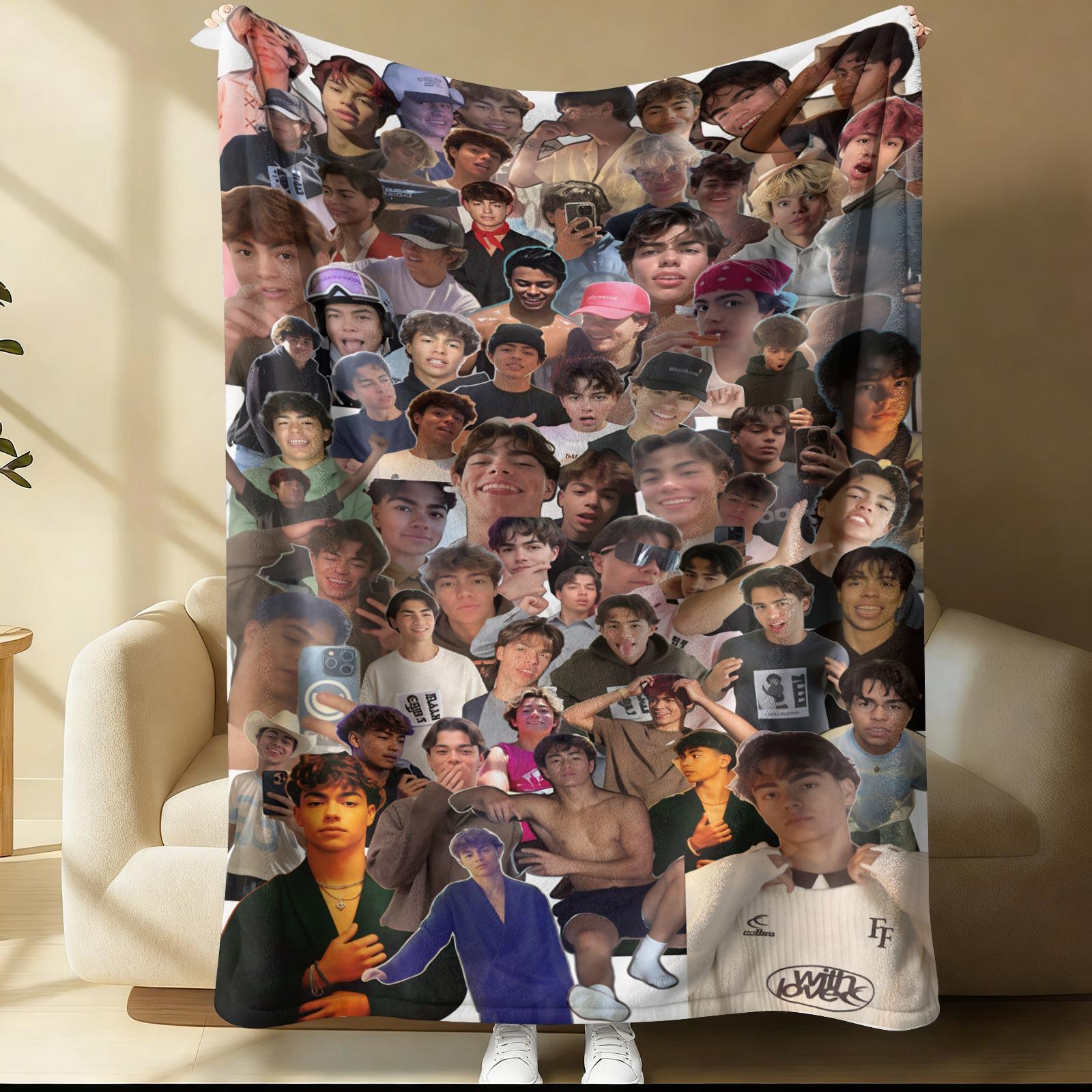 Malachi Barton Patterned Blanket, Everyday Holiday Birthday Gift For Kids And Adults, Soft, Warm And Lightweight Plush Blanket For Bed, Sofa, Car, Room Decoration