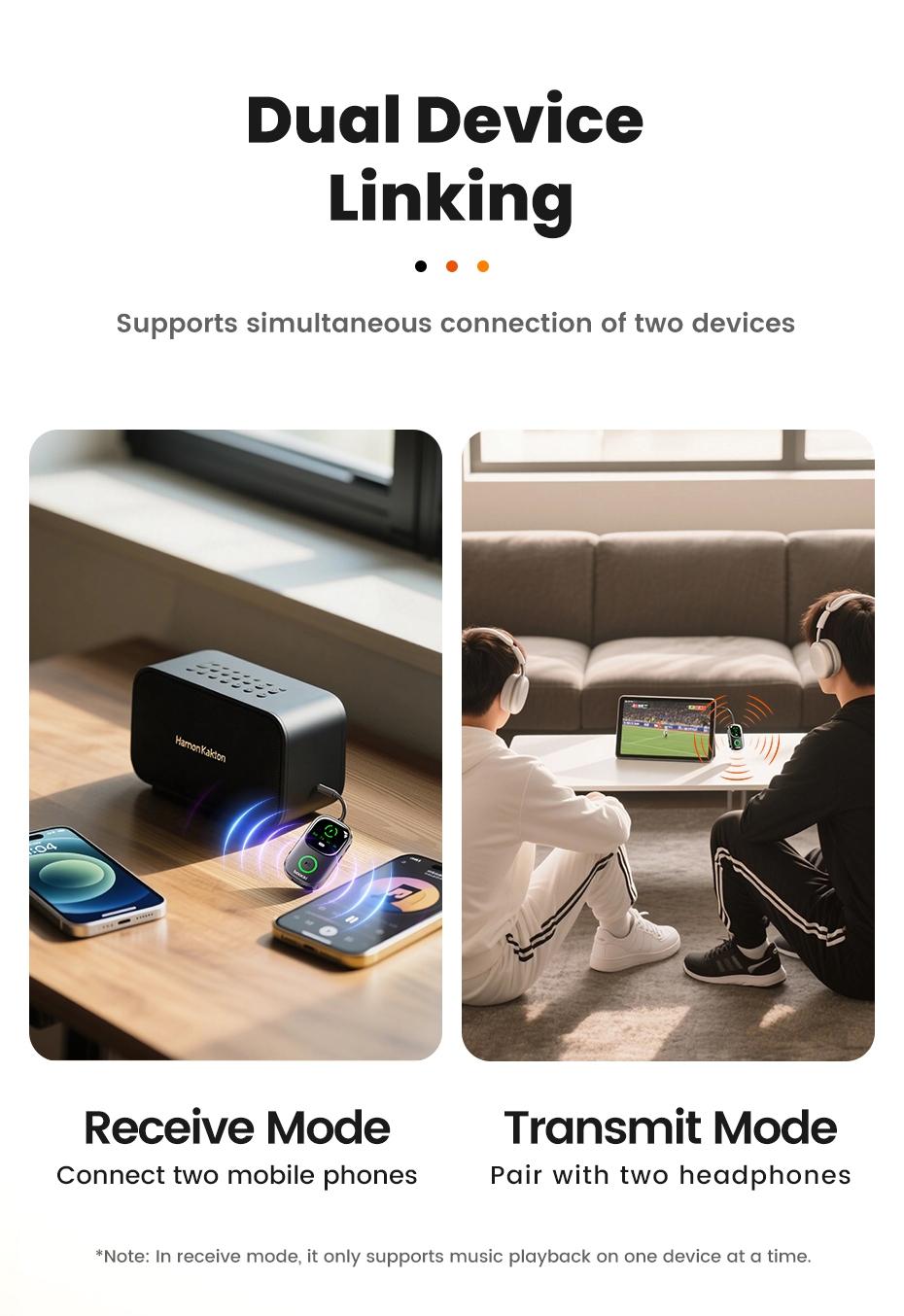 Toocki Bluetooth 5.4 Audio Reciever Transmitter RT/TX 2 In 1 3.5mm AUX Dual Device Adapter for TV Earphones Cars Airplane Car LED Display 3.5mm Jack AUX Bluetooth Dongle Toocki Bluetooth 5.4 Audio Reciever Transmitter RT/TX 2 In 1 3.5mm AUX Dual Device Adapter for TV Earphones Cars Airplane Car LED Display 3.5mm Jack AUX Bluetooth Dongle