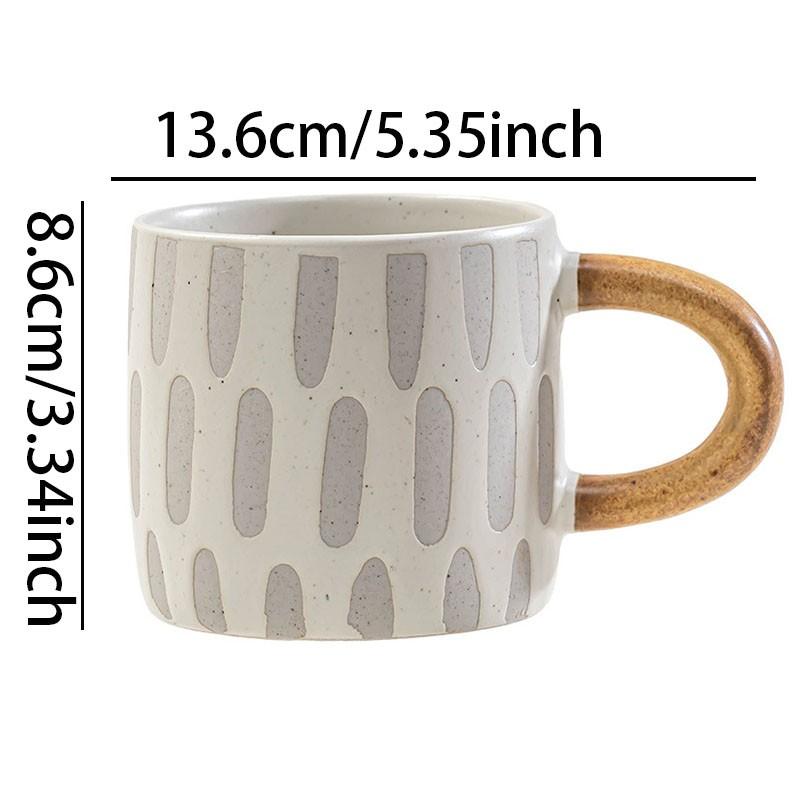 Creative Colorful Pattern Mugs for Home Use, Simple Design Coffee Breakfast Cup, Restaurant Tea Water Mug, Wholesale Bulk Buy