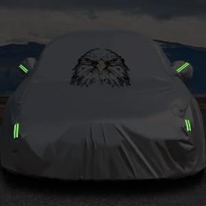 Nilight Waterproof SUV Car Cover All Weather Snowproof UV Protection Windproof Outdoor Full car Cover,Oxford Material Door Shape Zipper Design Universal Fit for SUV Length 183 to 190 inch waterproof All-Weather Reflective  dealsforyoudays