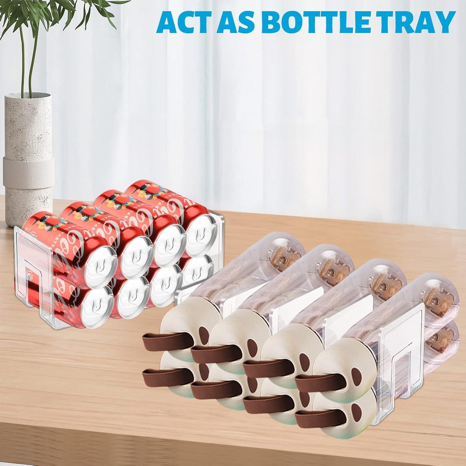 2-Pack Transparent 4-Compartment Bag Organizer, Closet Divider for Handbags, Scarves, Ties, Rack Storage Solution, Essential Wardrobe Accessory