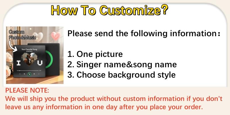 Custom Music And Photo Fridge Magnet FridgeBeats New 4.0 Upgrade Colorful with Frame Album Fridge Magnet Gifts for Couples