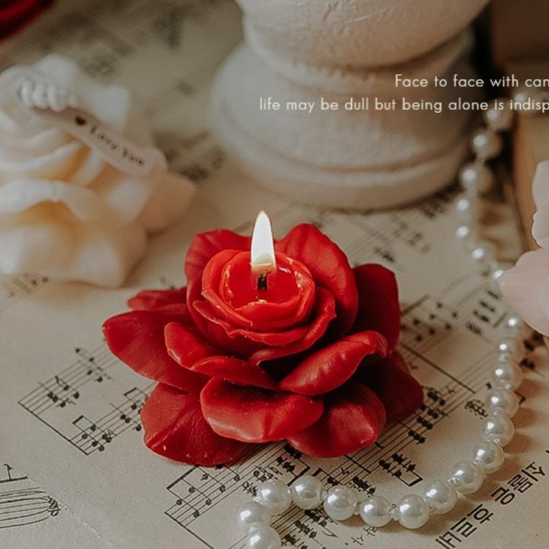 Mother's Day Rose Scented Candle - Handmade Aromatherapy Gift, Elegant Home Decor & Tabletop Centerpiece, Cozy Ambiance for Living Room, Bedroom, Ideal Souvenir for Mom, Holiday Gift, Birthday, Anniversary, Wedding Party Favor
