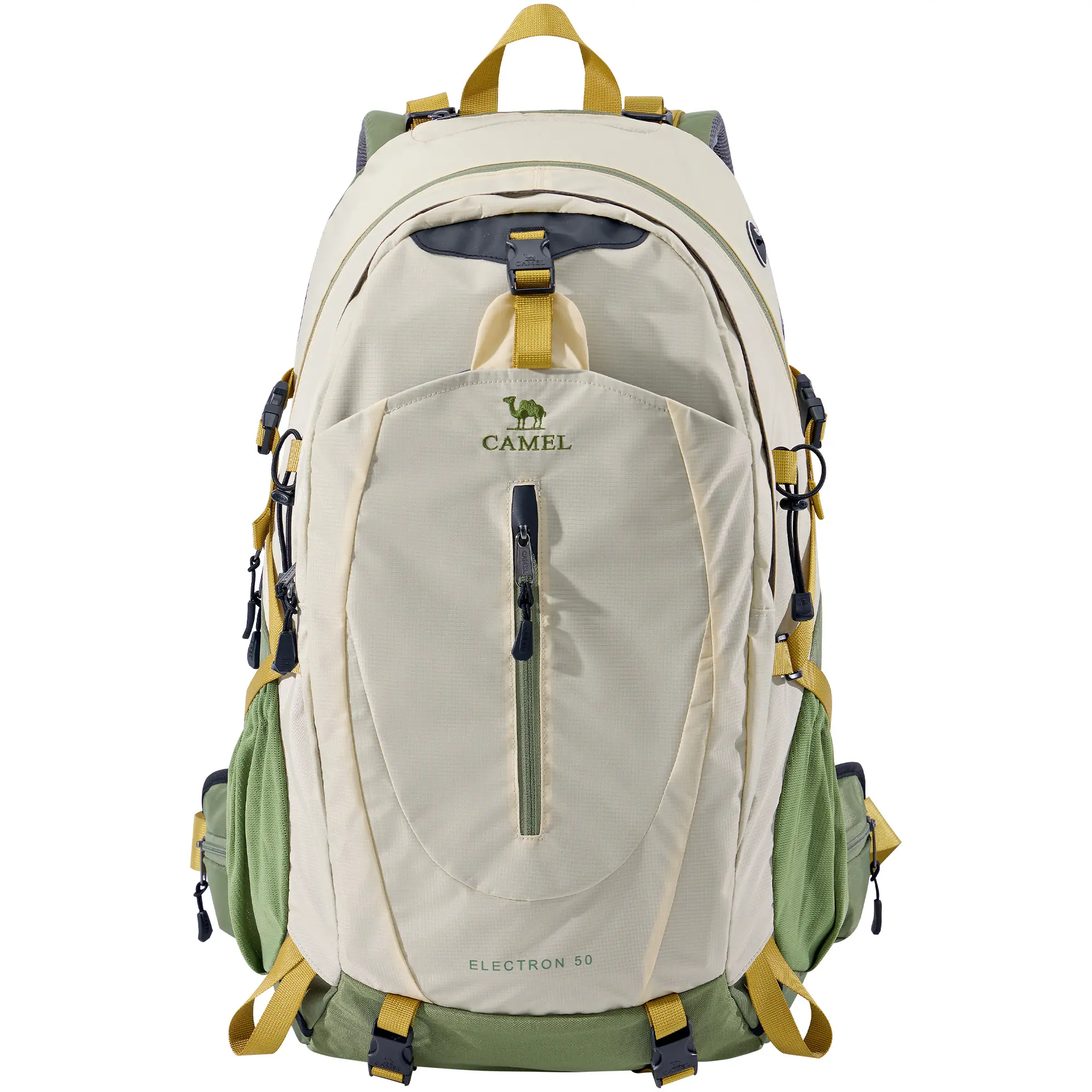Camel 38L Waterproof Hiking Backpack for Men and Women – Outdoor Sports Travel Trekking Camping Bag in Nylon Multi-Color