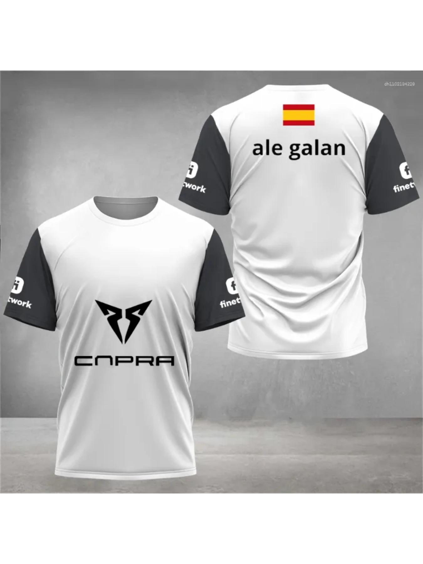 2026 Spring/Summer Men's T-Shirts, Men's Padel Sport Crew Neck T-Shirt, High Quality Breathable Summer T-Shirt, 3D Printed Outdoor Casual Loose T-Shirt