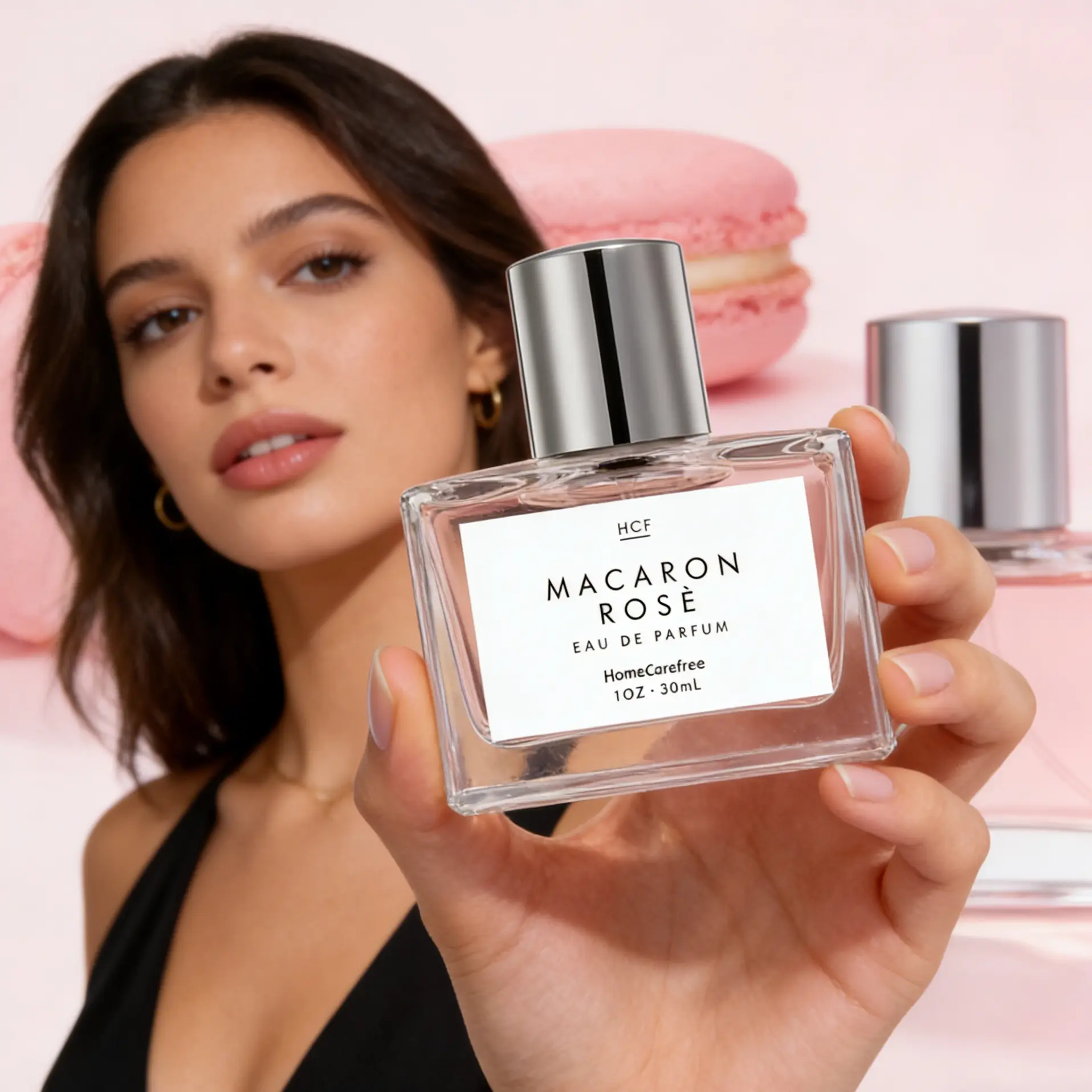 Macaron Rose Women's 30ML Perfume Spray, Long-Lasting Fragrance, Layered Scents, Ideal for Daily Use, Gifts, Birthdays, Anniversaries
