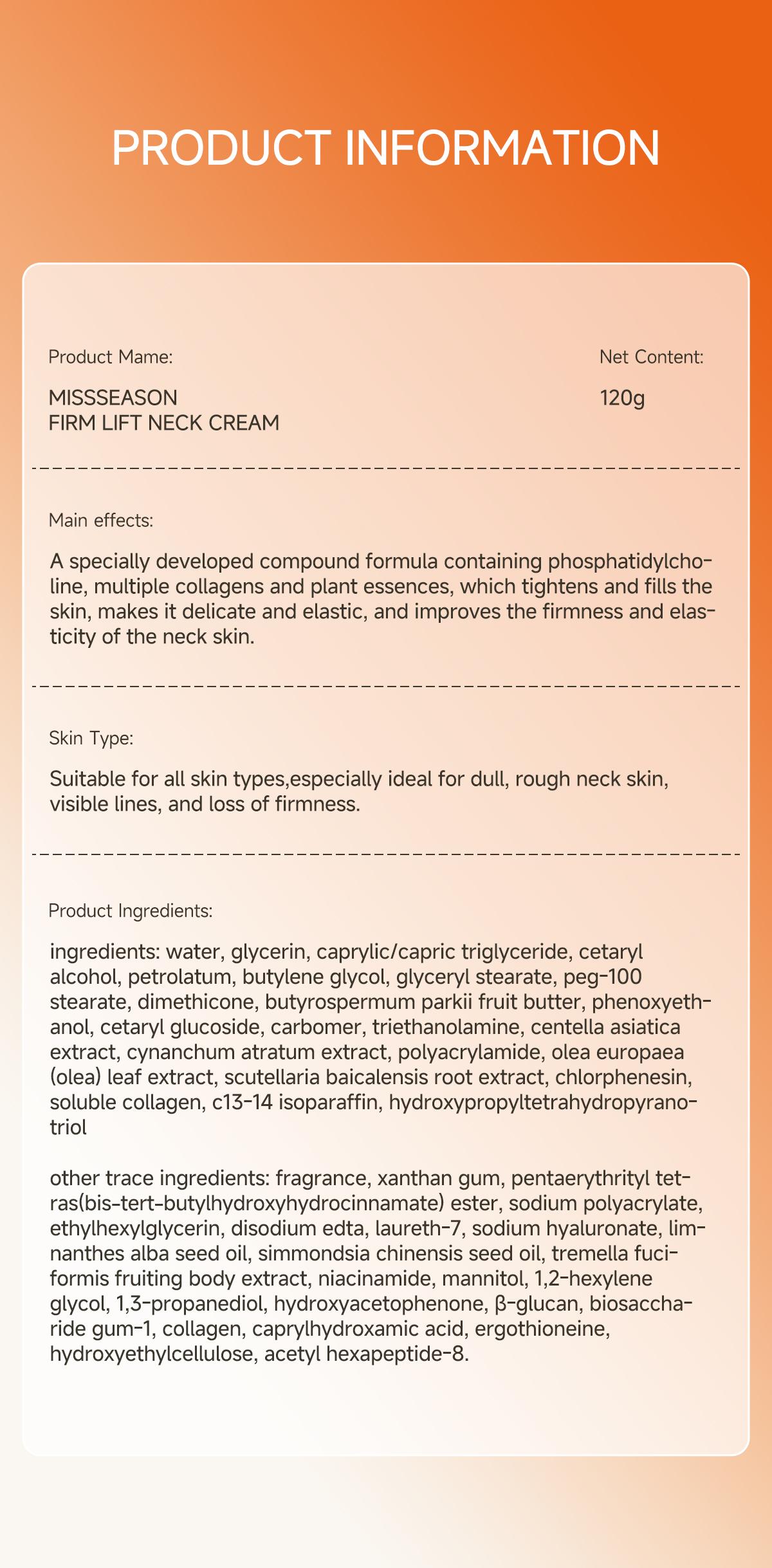 Miss season Pro-Xylane & Collagen Neck Care Lifting and Firming Set– Smooth Fine Lines, Firm & Hydrate, Gentle Moisturizing Care for Neck | Say Goodbye to Turkey Neck