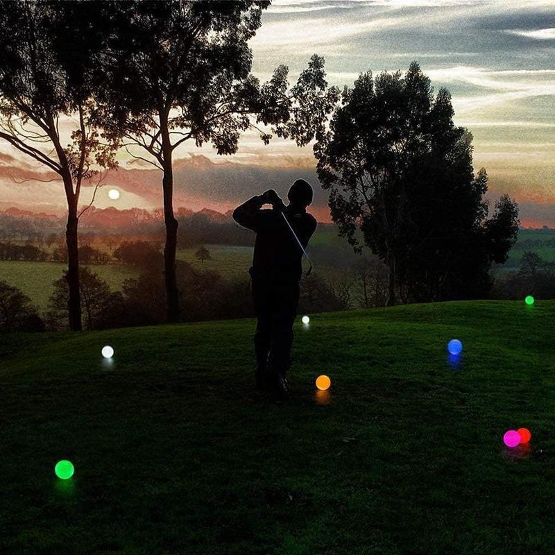 Glow in The Dark Golf Balls Light up Led Golf Balls Night Golf Gift Sets for Men Kids Women 6 Pack