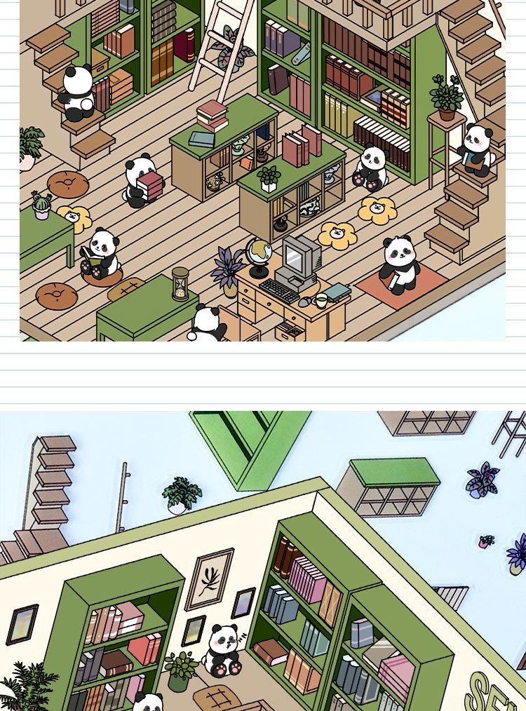 3D DIY Miniature Sticker Kit: 4 Enchanting Scenes (Pink Cottage, Penguin Ice Cream & More) + Free Tweezers | ASMR Crafting, Phone Case Decor, Creative Adult Home Gift