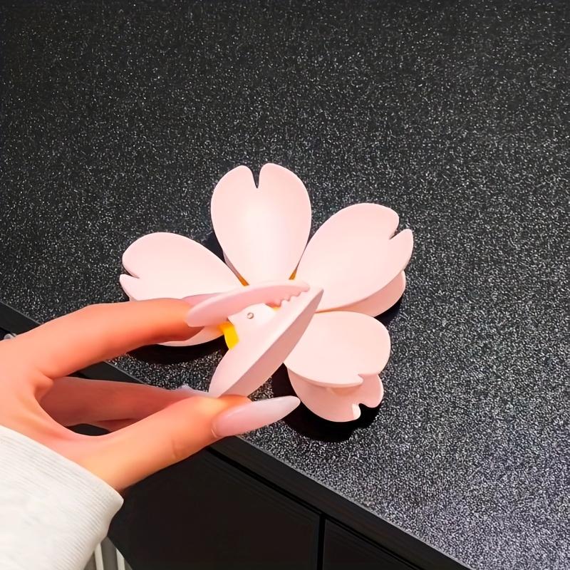 Magnetic Cherry Blossom Refrigerator Sealing Clip, Petal Seal Clips, Creative High-End Design, Style Beautiful Fridge Magnet