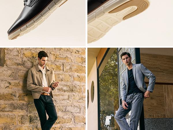 BRUNO MARC CrossFlex Men's Casual Oxford Sneaker Shoe - Laced, Soft Faux Leather, Cushioned Insole, Neat Polish, Walking Footwear for Casual Wear