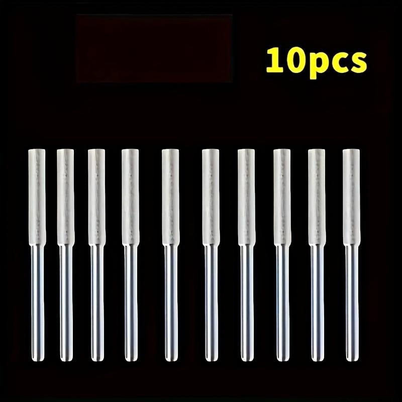 10 Piece Diamond Chainsaw Sharpener Set, Titanium Coated Cubic Zirconia Grinding Discs, Ideal for Cutting Jade, Glass, Metal, Wood