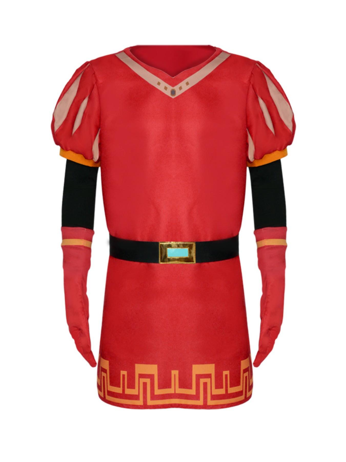 Shrek 4D Maximus Foulke Lord Cosplay Costume, Halloween Role-Playing Dress, Colorblock Slim-Fit, All Seasons Wear