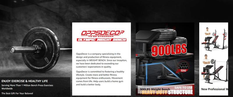 【TikTokShopBlackFriday】OPPSDECOR 900LBS Weight Bench Set with Squat Rack with Leg Extension Bench Press Set Workout for Home Gym dumbbell set foldable weight 【TikTokShopBlackFriday】OPPSDECOR 900LBS Weight Bench Set with Squat Rack with Leg Extension Bench Press Set Workout for Home Gym dumbbell set foldable weight