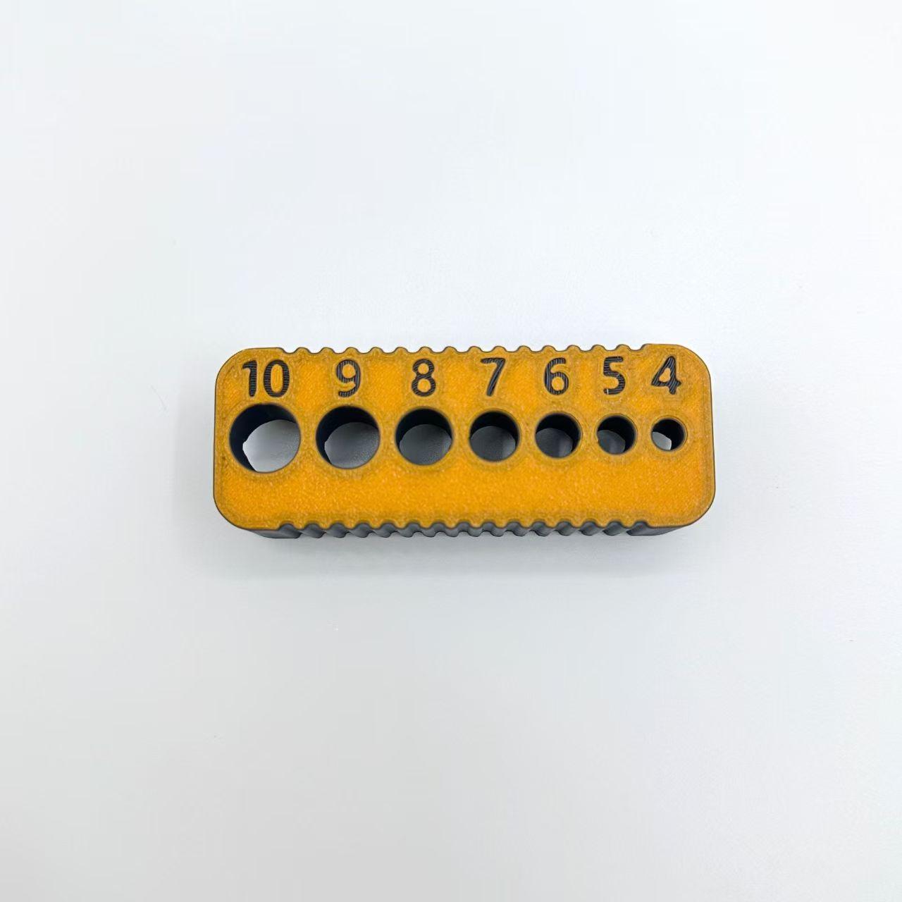 Handheld Drill Bit Guide Round Tube Clamp Steel Insert Locator Template, Precision Alignment, Heavy Duty Precision Drilling Tool, Hole Punching Jig, Durable Construction, Robust Construction