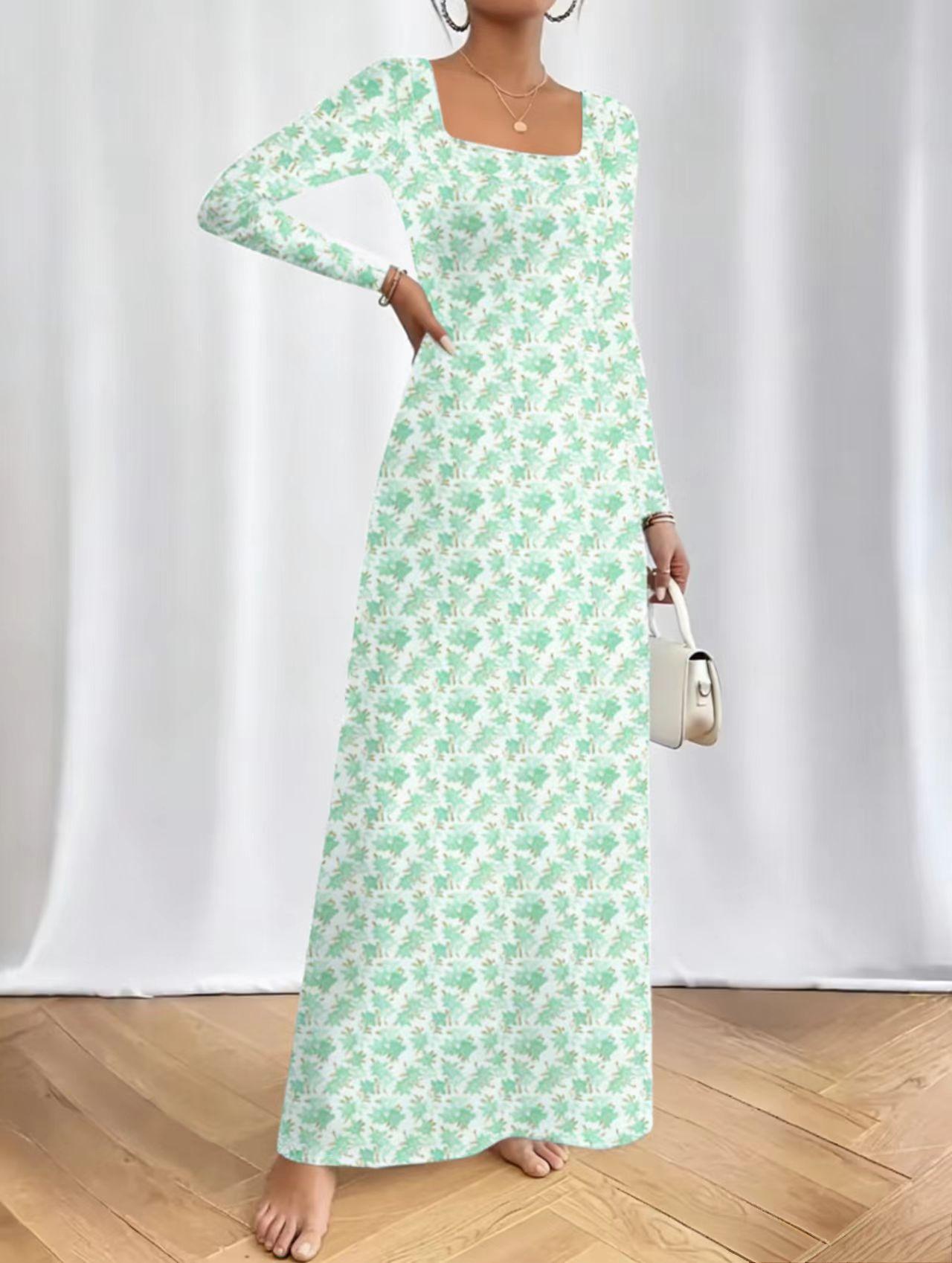 2026 Spring New Sweet Style Floral Lace Patchwork Long Dress, Elegant A-Line Midi Dress for Women, Perfect for Casual & Party Wear