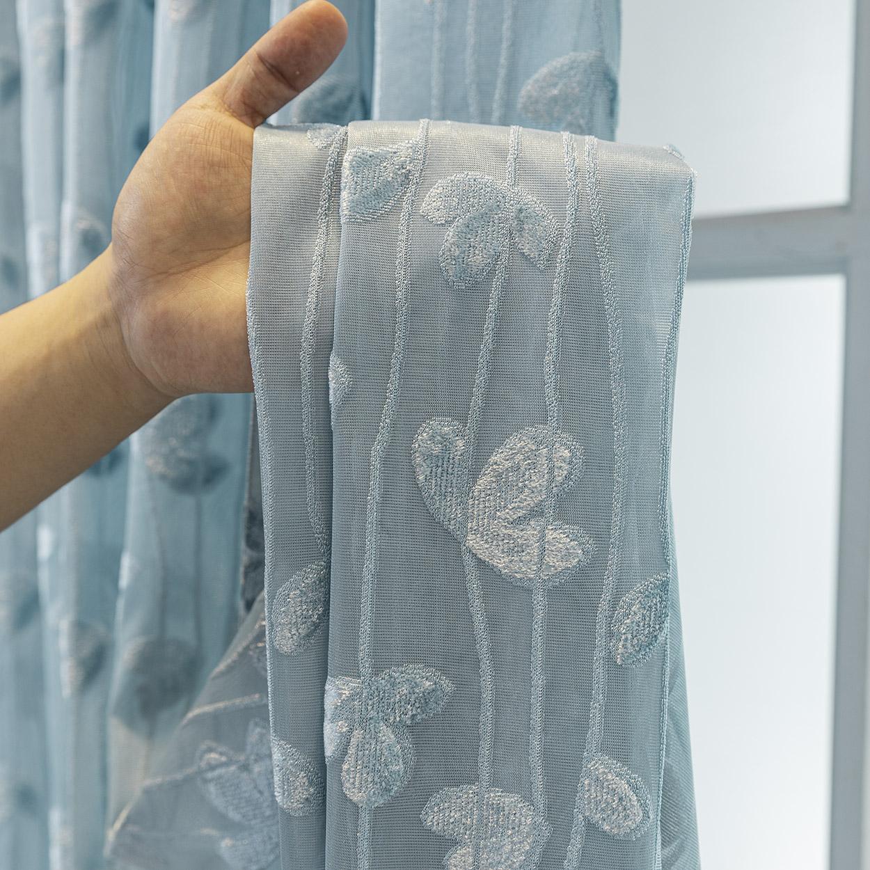 Geometric Pattern Curtain, 1 Panel Modern Simple Window Curtain, Home Decorative Curtain for Living Room, Balcony, Bedroom, Restaurant, Home Decoration Curtain